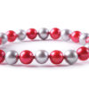 Scarlet and Grey Bracelet