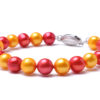 Cardinal and Gold Freshwater pearl bracelet - USCA Bracelet