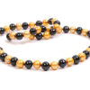 Black and Yellow Freshwater pearl necklace