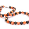 Orange and Black Necklace