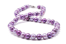 Purple and Lavender Fresh Water Pearl Necklace