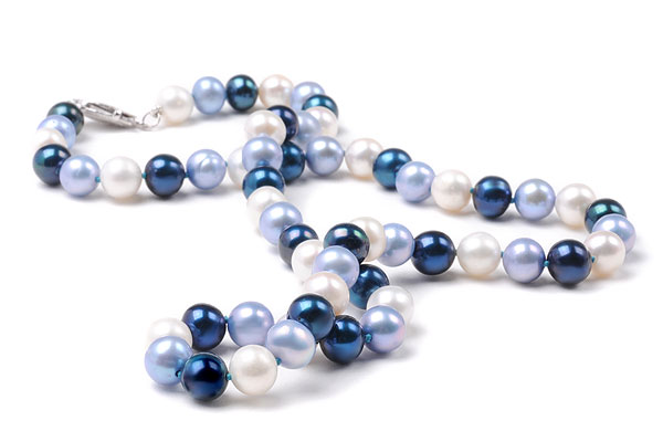 Natural Freshwater Pearl Sterling Silver Necklace – Anjoriya Jewels