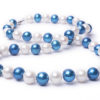 Buy 18 Blue and White Freshwater Pearl Necklace | Genuine Pearl Jewelry