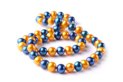 Yellow and Blue Fresh Water Necklace