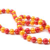 Cardinal & Gold Necklace made with Freshwater pearls. Makes a great USCA Necklace