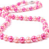 22" Breast Cancer Awareness Pink Cultured Freshwater Pearl Necklace