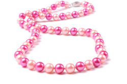 22" Breast Cancer Awareness Pink Cultured Freshwater Pearl Necklace