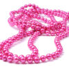 Bright Pink Freshwater Cultured Pearl Opera Necklace