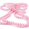 64" Pink Freshwater Cultured Pearl Opera Necklace