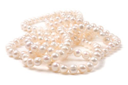 72" White Freshwater Pearl Opera Necklace