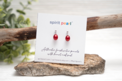 Crimson tide earrings